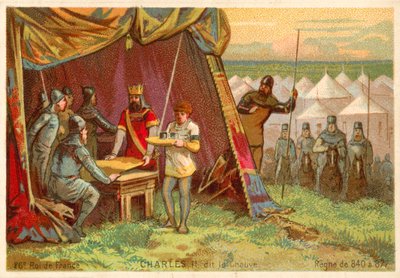Charles the Bald, King of the Franks by French School